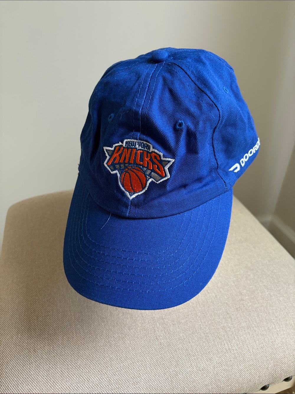 New York Knicks Blue Logo Baseball Cap Doordash